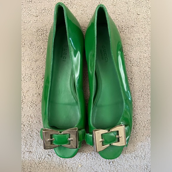 Gucci Green Womens Flats size 6 - Picture 1 of 5